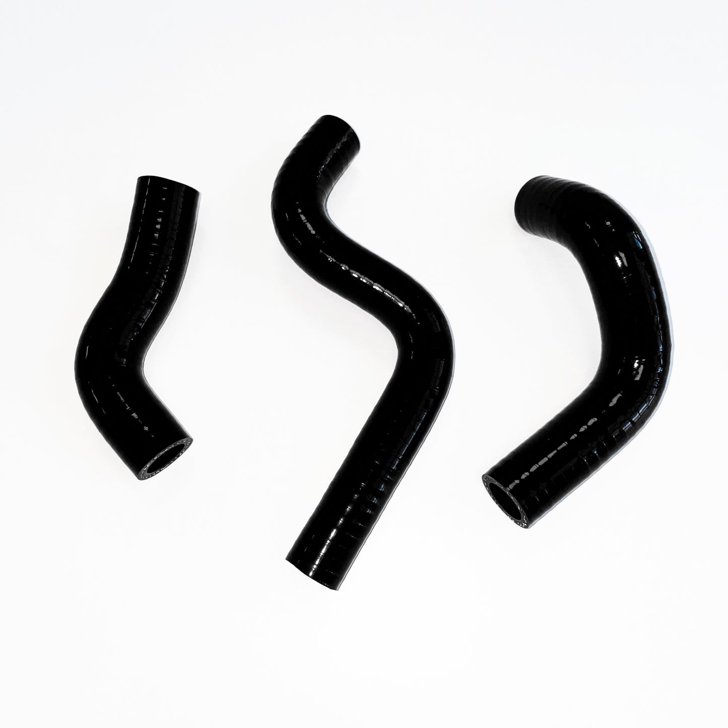 TRS Silicone Coolant Radiator Hose Kit for Kawasaki KX 85 100 KX85 KX100 2014-2023 (Black)
