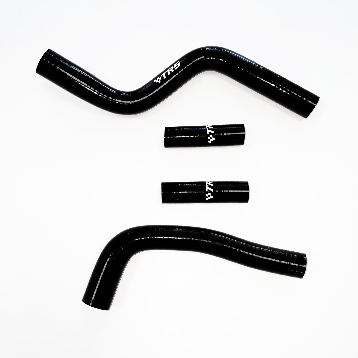 TRS Silicone Radiator Hose KIT for Yamaha YZ125 2002-2022 (Black)