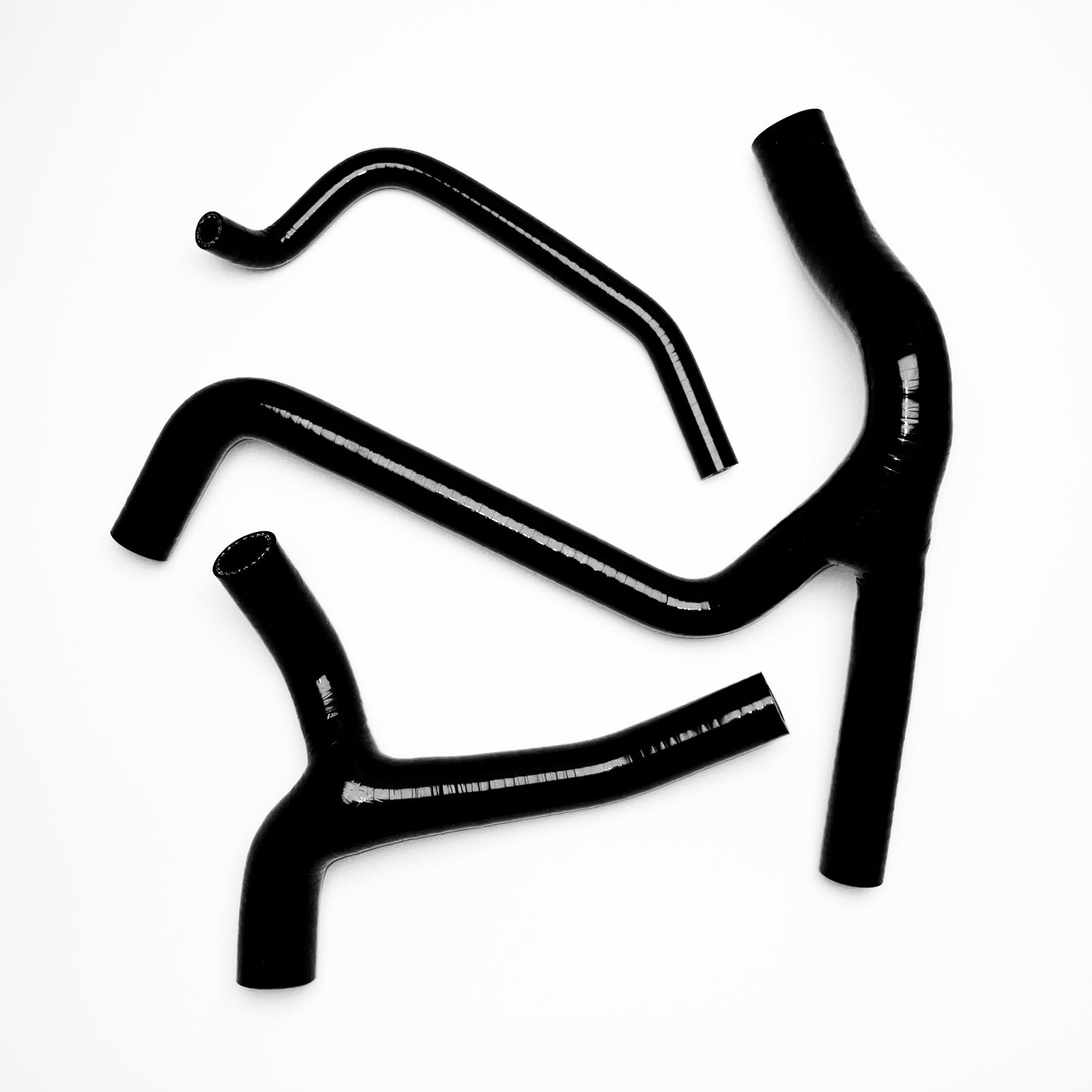 Kit de durites de radiateur en silicone TRS pour Kawasaki KXF450 KX450F 2009 2010 2011 (noir)