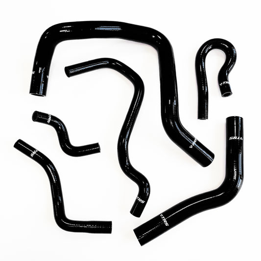 TRS Silicone Radiator Hose Kit for Honda Civic B-Series Type R DC2 EK4 EK9 B16A B16B 32mm (Black)