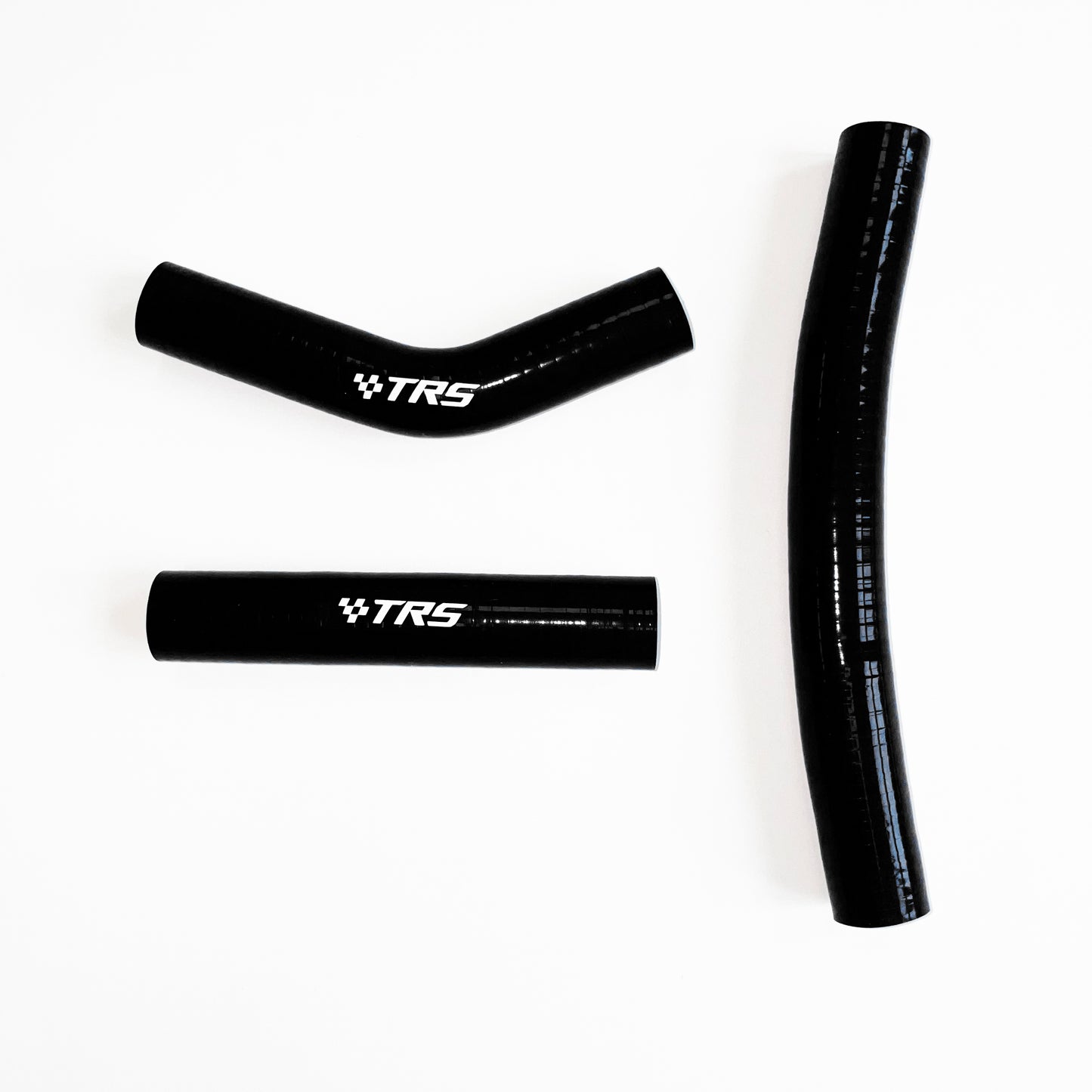 TRS Silicone Radiator Hoses For KTM 250SX 250XC 300XC (NO Thermostat) 2-Stroke 2007-2012 (Black)