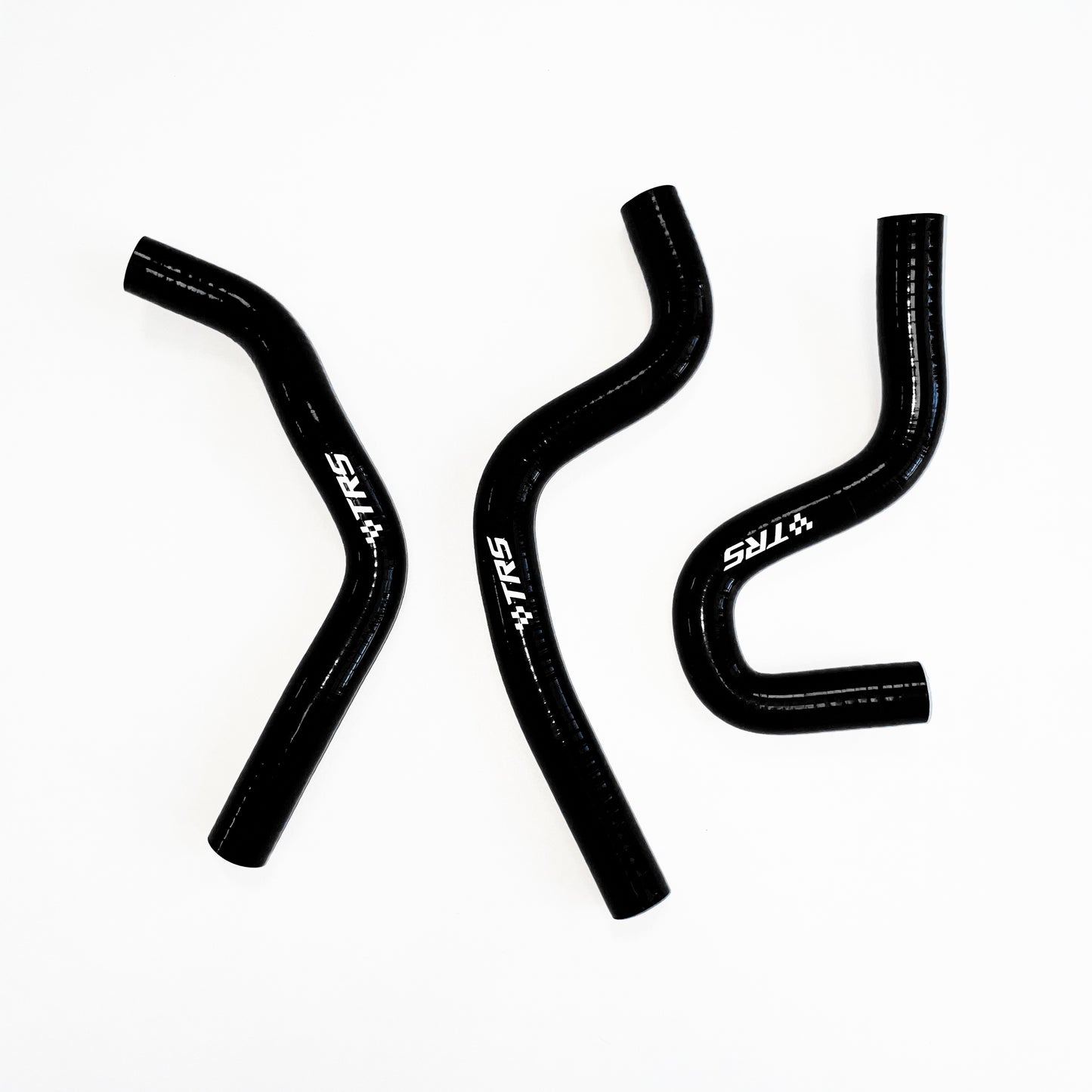 TRS Silicone Radiator Hose for Honda CR80R 1998-2002 CR85R 2003-2007 (Black)