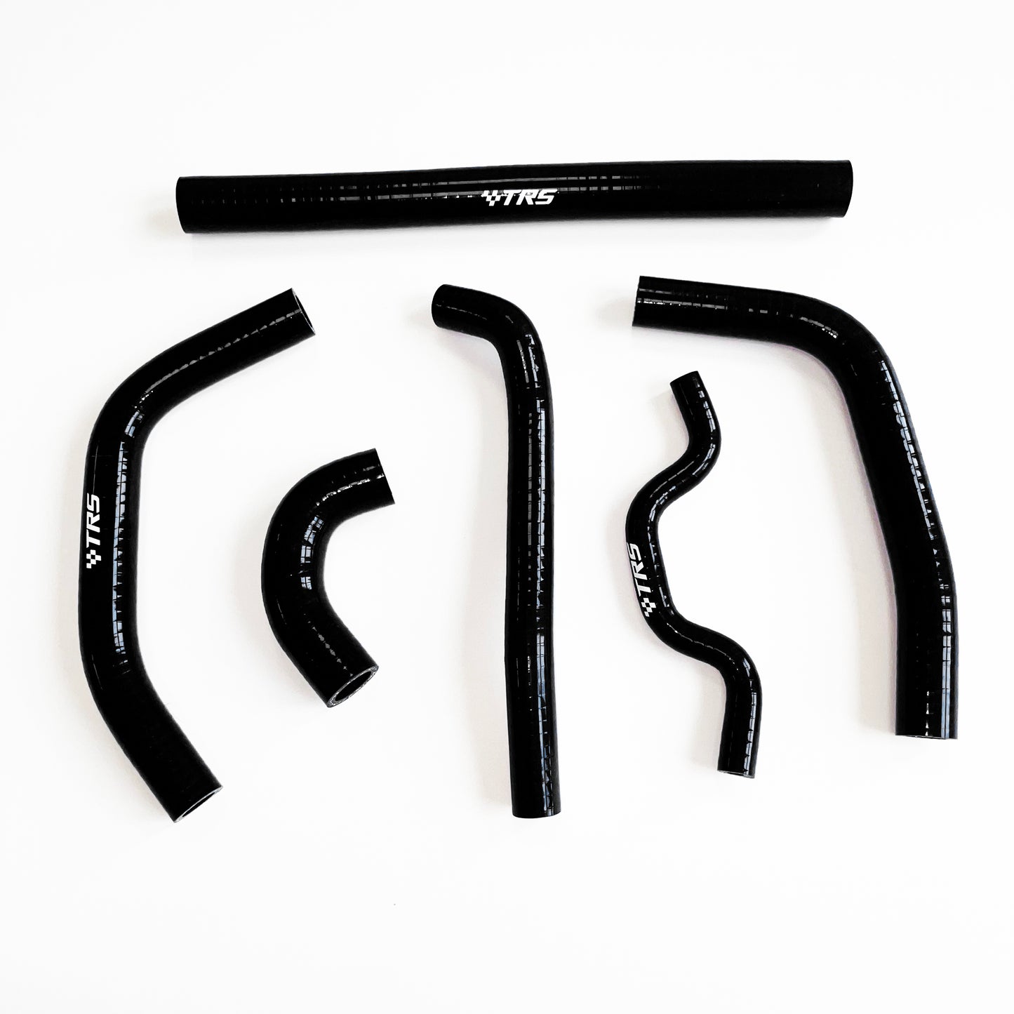 TRS Silicone Coolant Radiator Hose for Kawasaki KX250F KXF250 2009-2016 (Black)