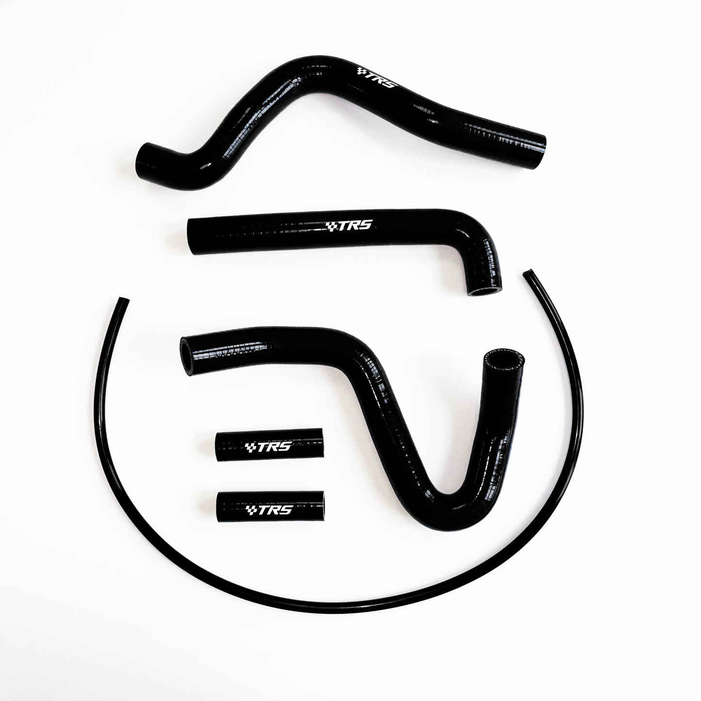 TRS Radiator Hose Kit for Dirt Bike Kawasaki KX250 94-02 (Black)