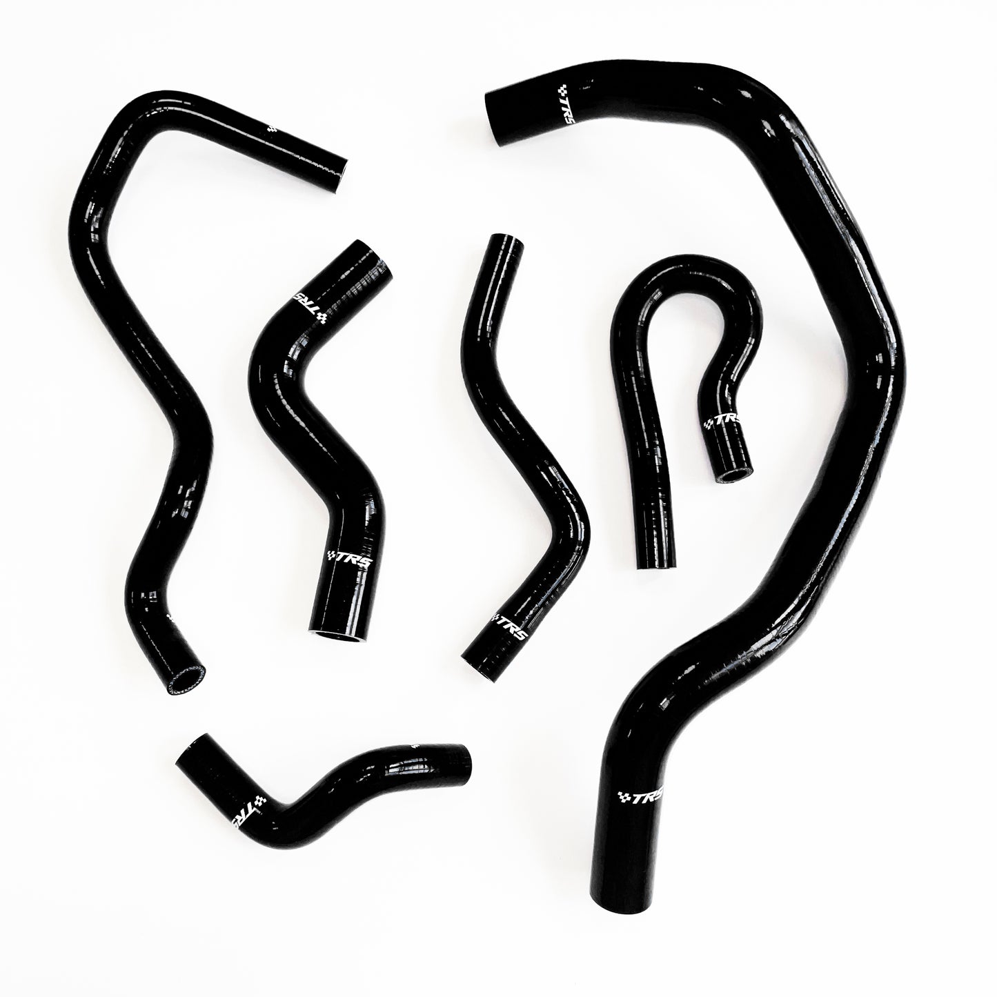TRS Silicone Radiator Hose Pipe Kit Fit Honda Civic D-Series D15 D16 EG EK 92-00 28mm (Black)