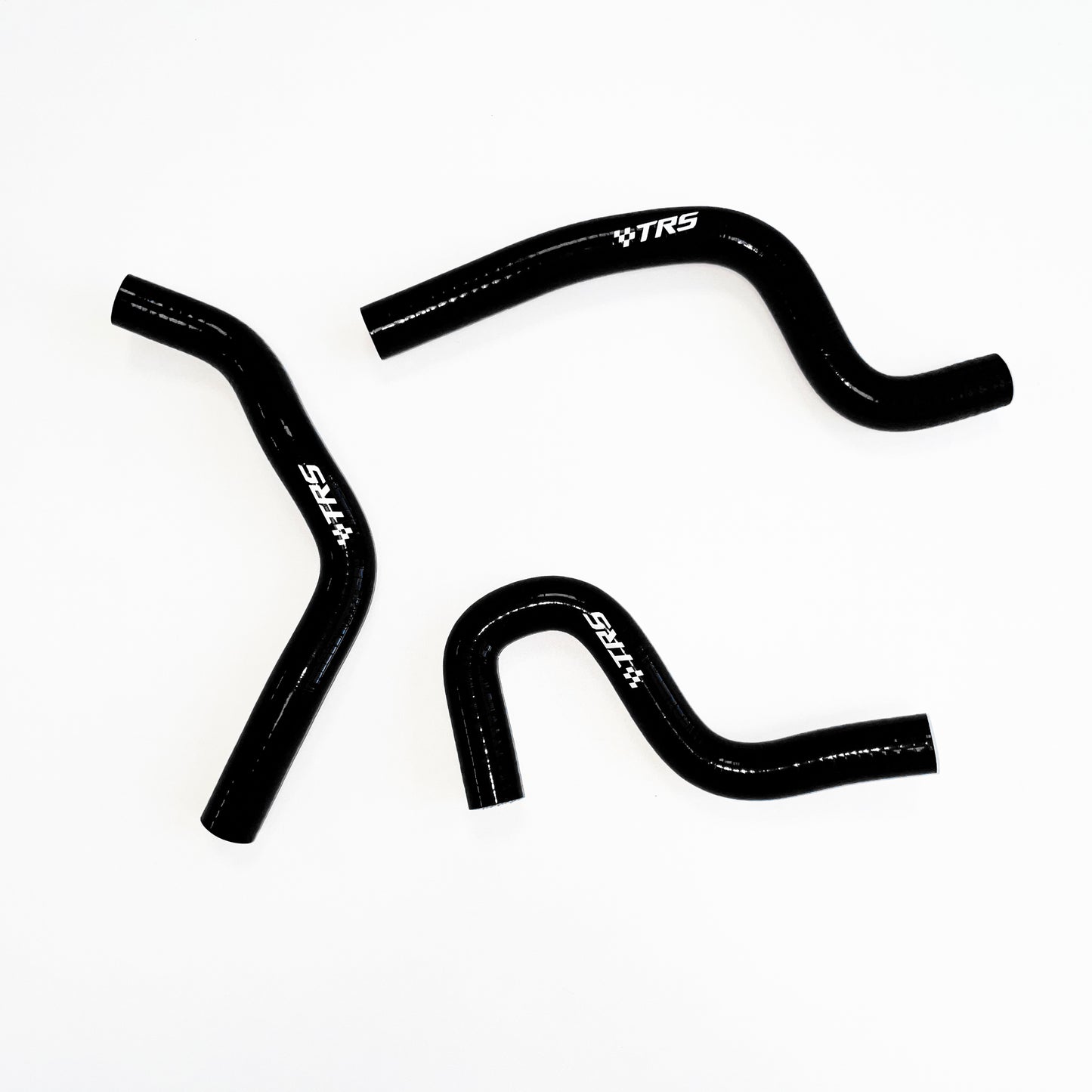 TRS Silicone Radiator Hose for Honda CR80R 1998-2002 CR85R 2003-2007 (Black)