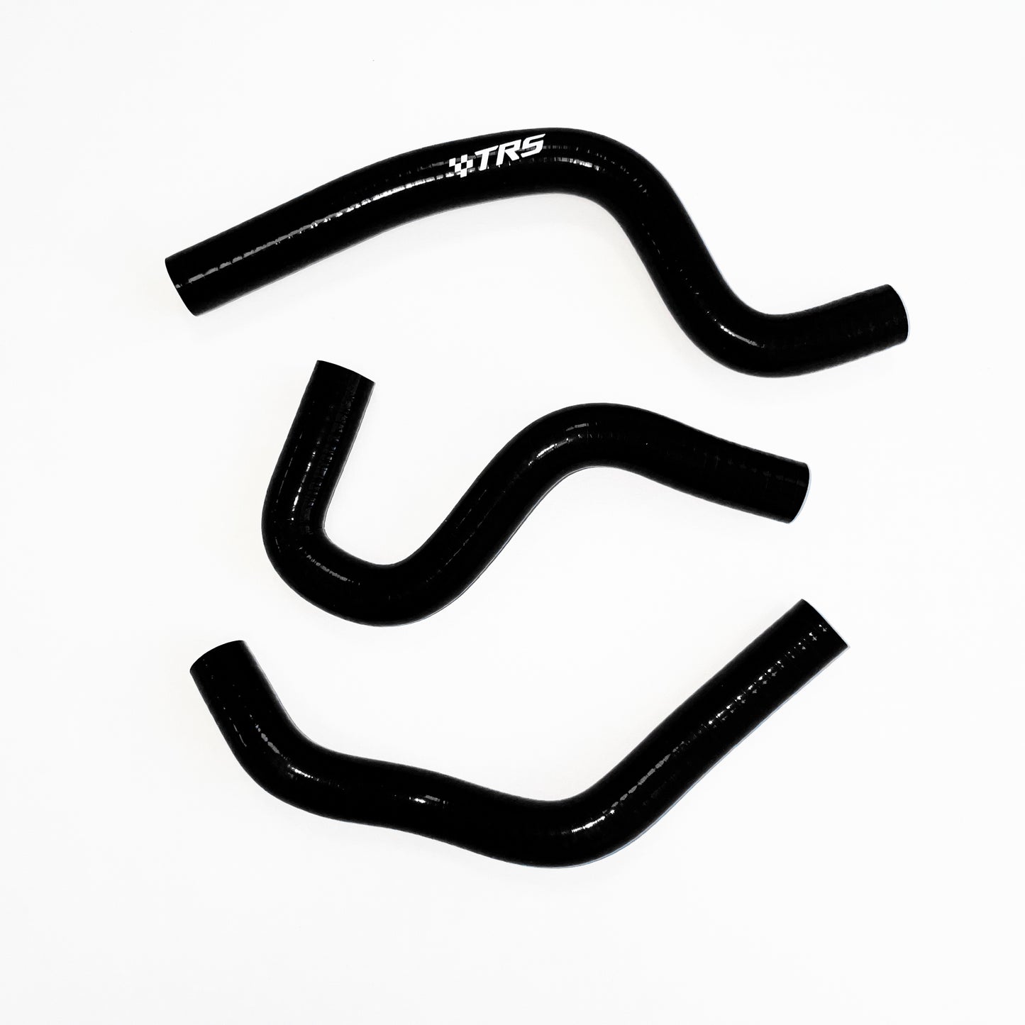 TRS Silicone Radiator Hose for Honda CR80R 1998-2002 CR85R 2003-2007 (Black)