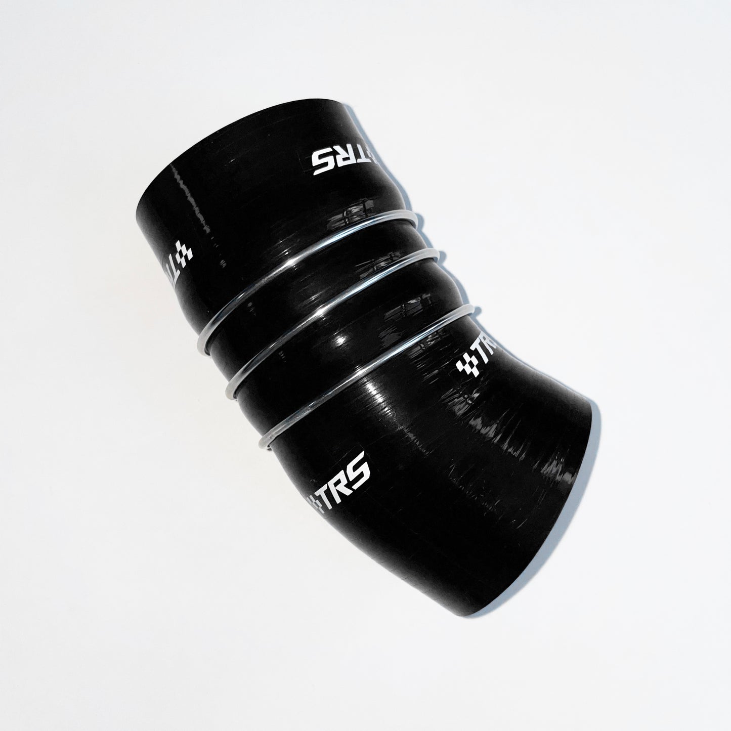 TRS Stainless steel reinforcement Silicone intercooler Boost Hose for BMW 335D E90 E91 E92 E93 (Black)