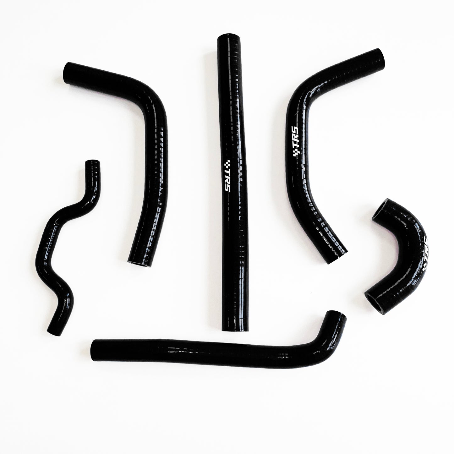 TRS Silicone Coolant Radiator Hose for Kawasaki KX250F KXF250 2009-2016 (Black)