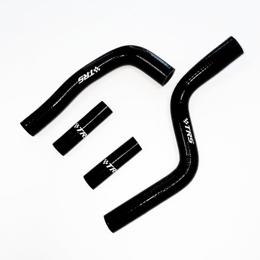 Kit de durites de radiateur en silicone TRS pour Yamaha YZ125 2002-2015 (noir)