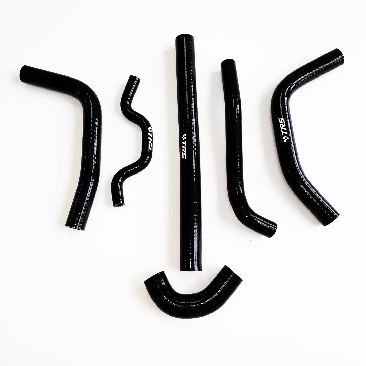 TRS Silicone Coolant Radiator Hose for Kawasaki KX250F KXF250 2009-2016 (Black)