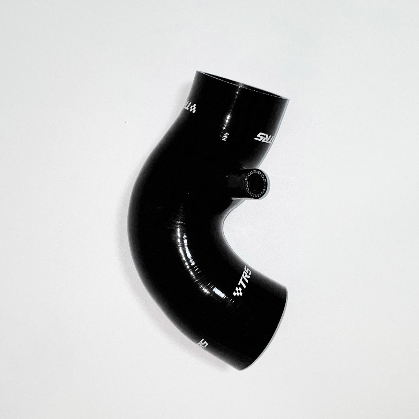 TRS Silicone Air Filter Upper Intake Duct Hose Compatible With Mini Cooper S R52 R53 02-08 (Black)