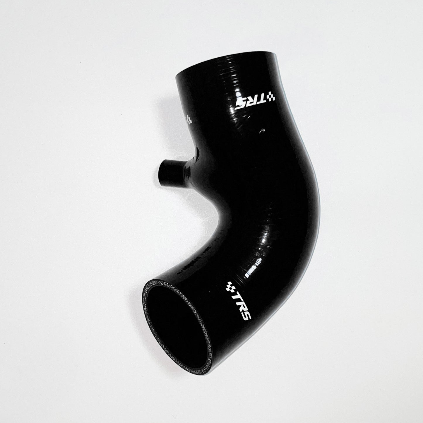 TRS Silicone Air Filter Upper Intake Duct Hose Compatible With Mini Cooper S R52 R53 02-08 (Black)