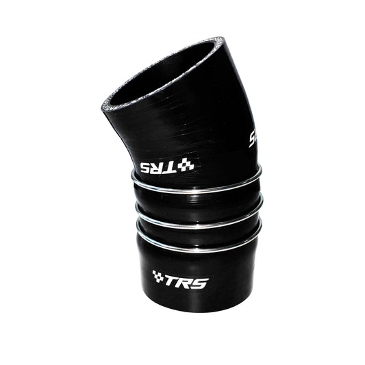 TRS Stainless steel reinforcement Silicone intercooler Boost Hose for BMW 335D E90 E91 E92 E93 (Black)