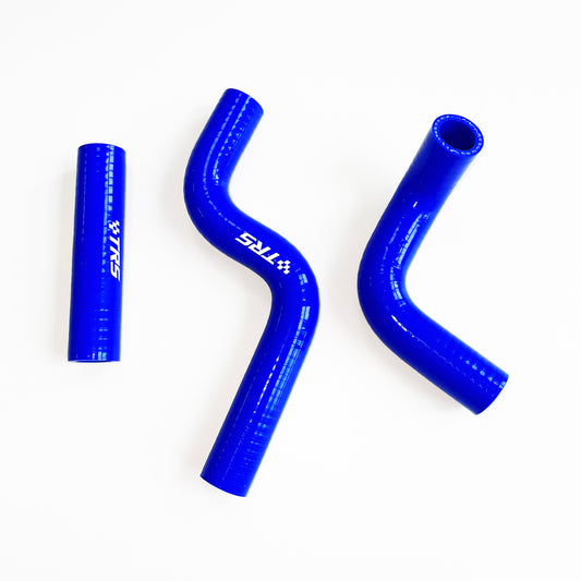 TRS Motorcycle Silicone Radiator Hose for Kawasaki KX80 KX85 KX100 1998-2009 (Blue)