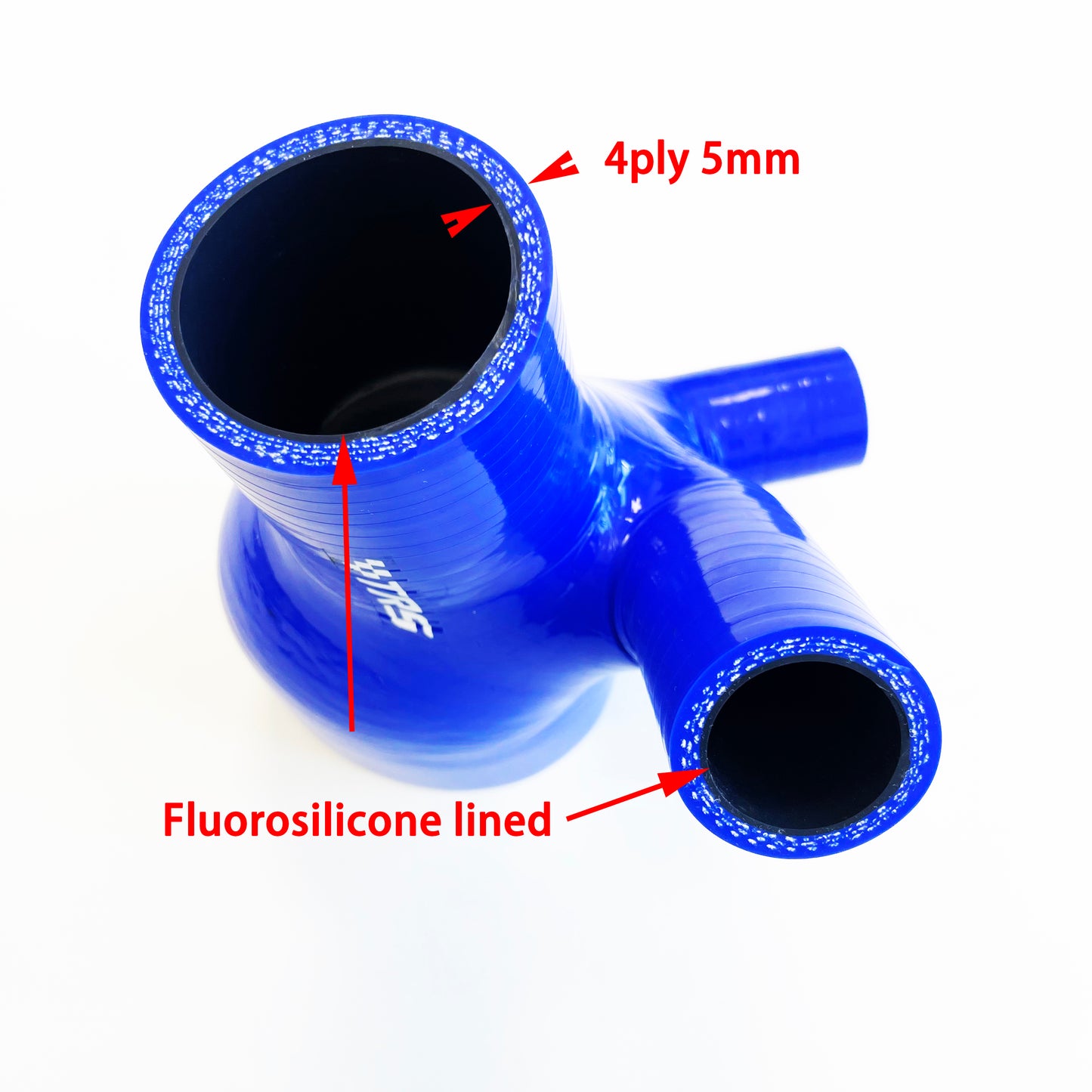 TRS Intake Hose Induction KIT for Citroen DS3 1.6T RCZ 207 GTI 156 Fluorosilicone Lined (Blue)