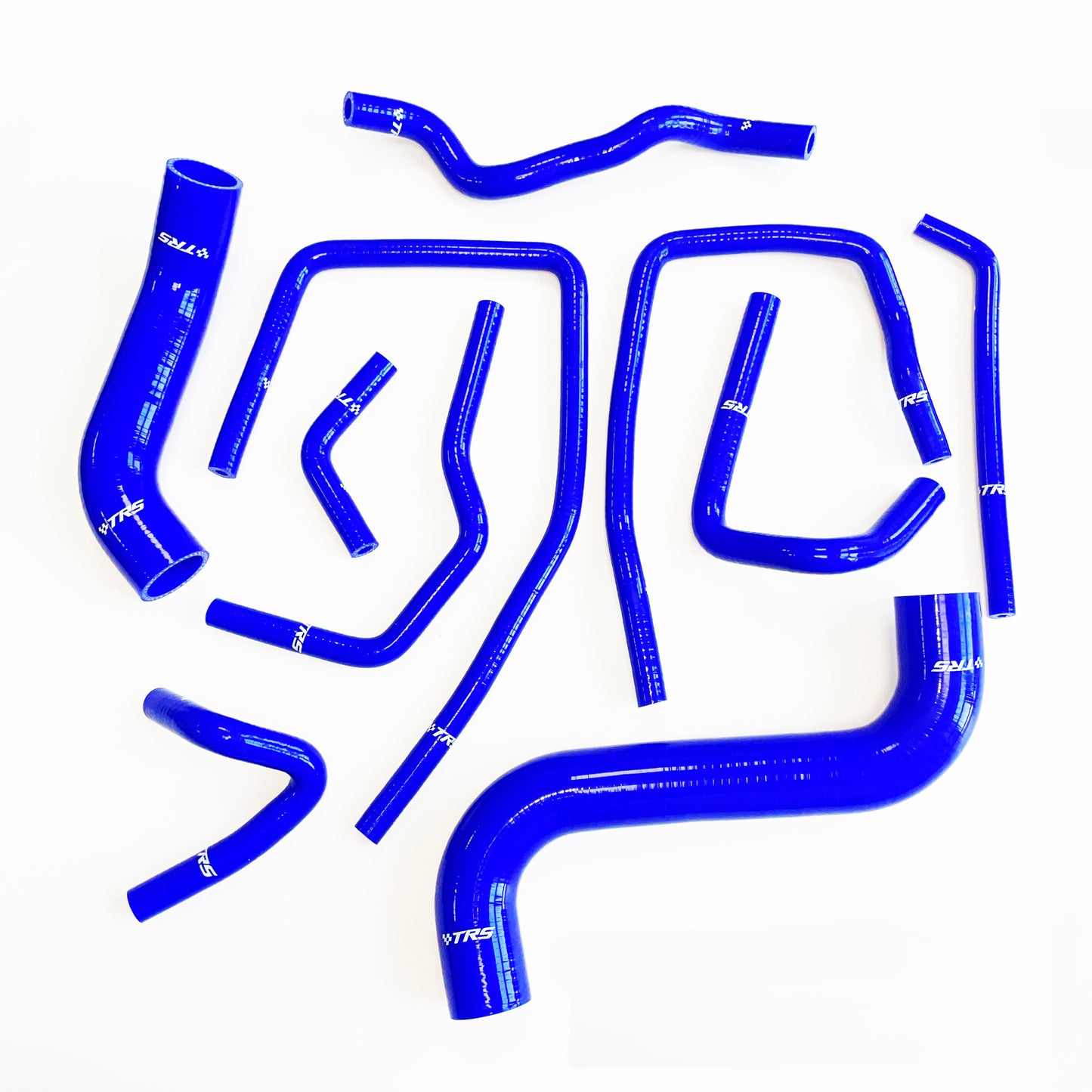 TRS Silicone Radiator Hose KIT for Subaru Impreza WRX STi GDA GDB EJ207 2000-2007 (Blue)