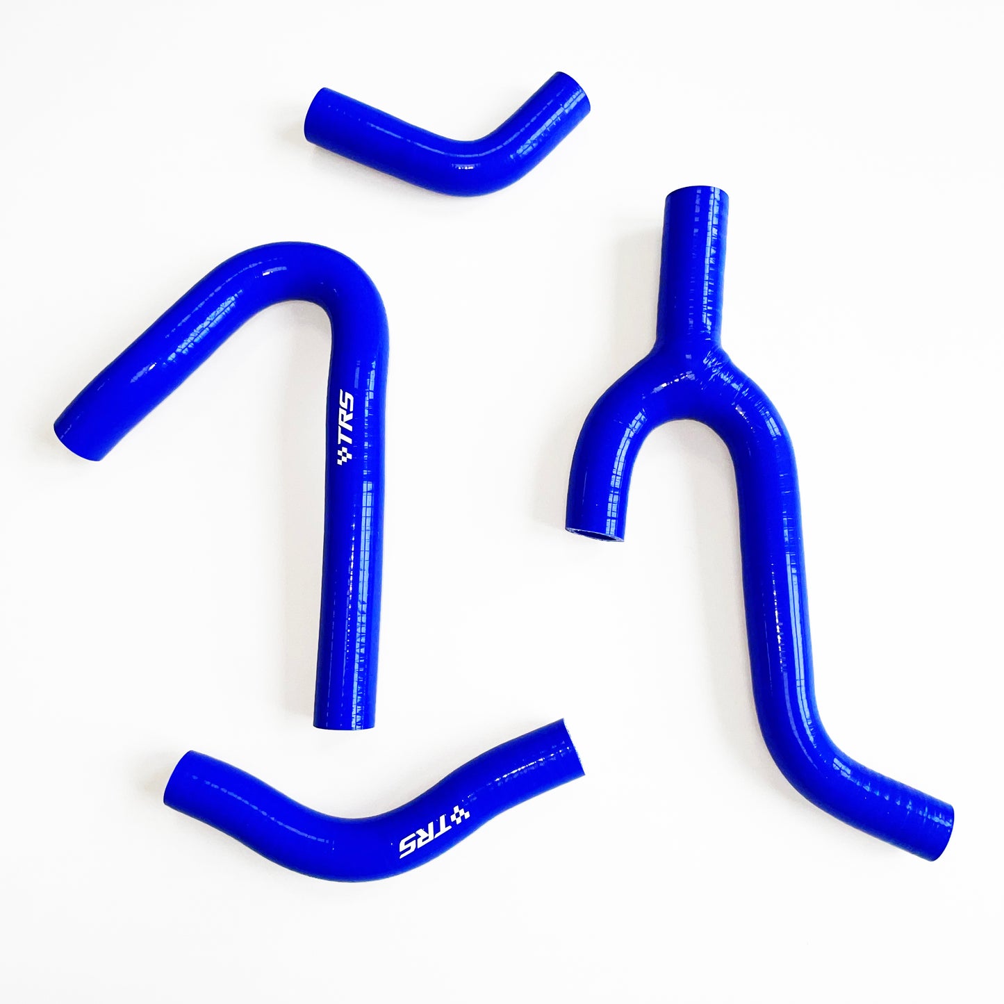 TRS Silicone Radiator Hose Kit Compatible with KTM 250 300 380 Ktm mxc 98-02 (Blue)