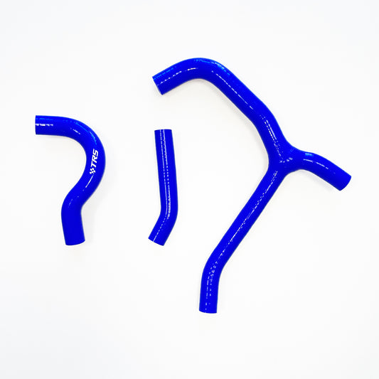 TRS Racing Silicone Radiator Coolant Y Hoses Kit Compatible With HONDA CRF250R CRF 250R 2014-2017 BLUE