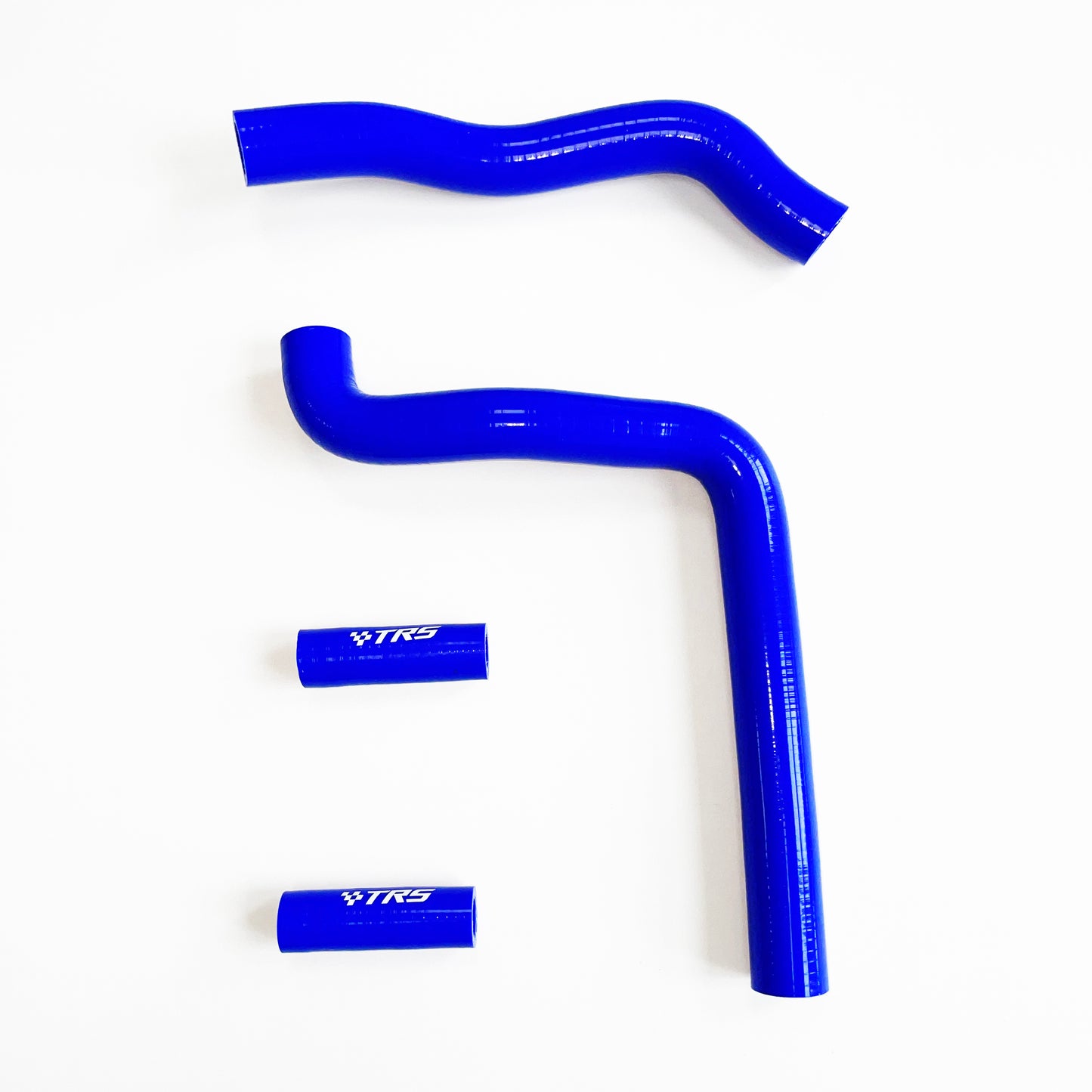 TRS Motorcycle Silicone Radiator Hose for Kawasaki KX250 2 Stroke 04-07 (Blue)