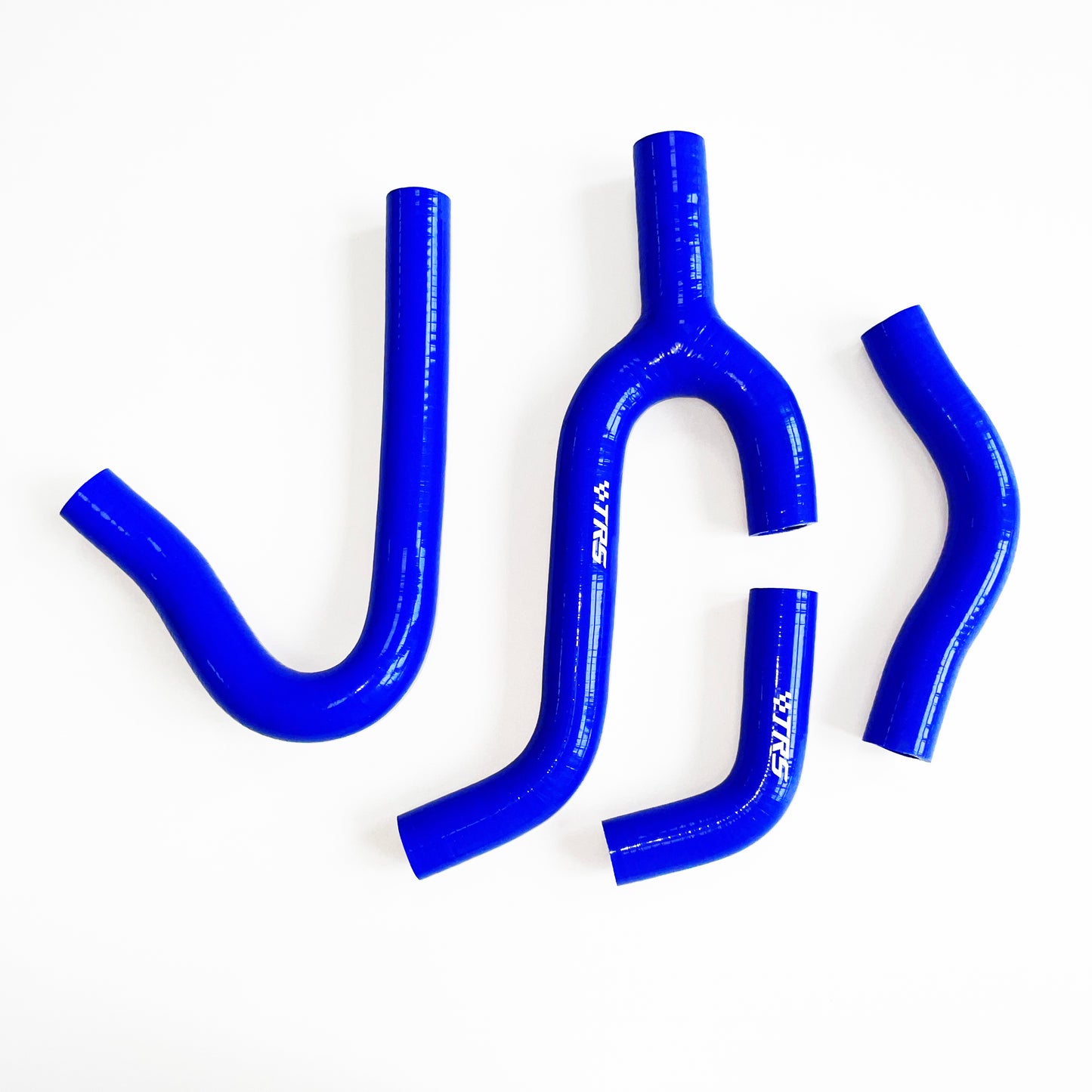 TRS Silicone Radiator Hose Kit Compatible with KTM 250 300 380 Ktm mxc 98-02 (Blue)