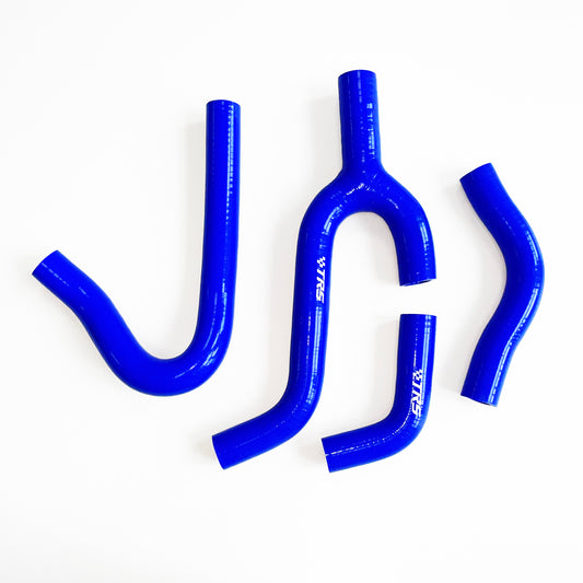 TRS Silicone Radiator Hose Kit Compatible with KTM 250 300 380 Ktm mxc 98-02 (Blue)