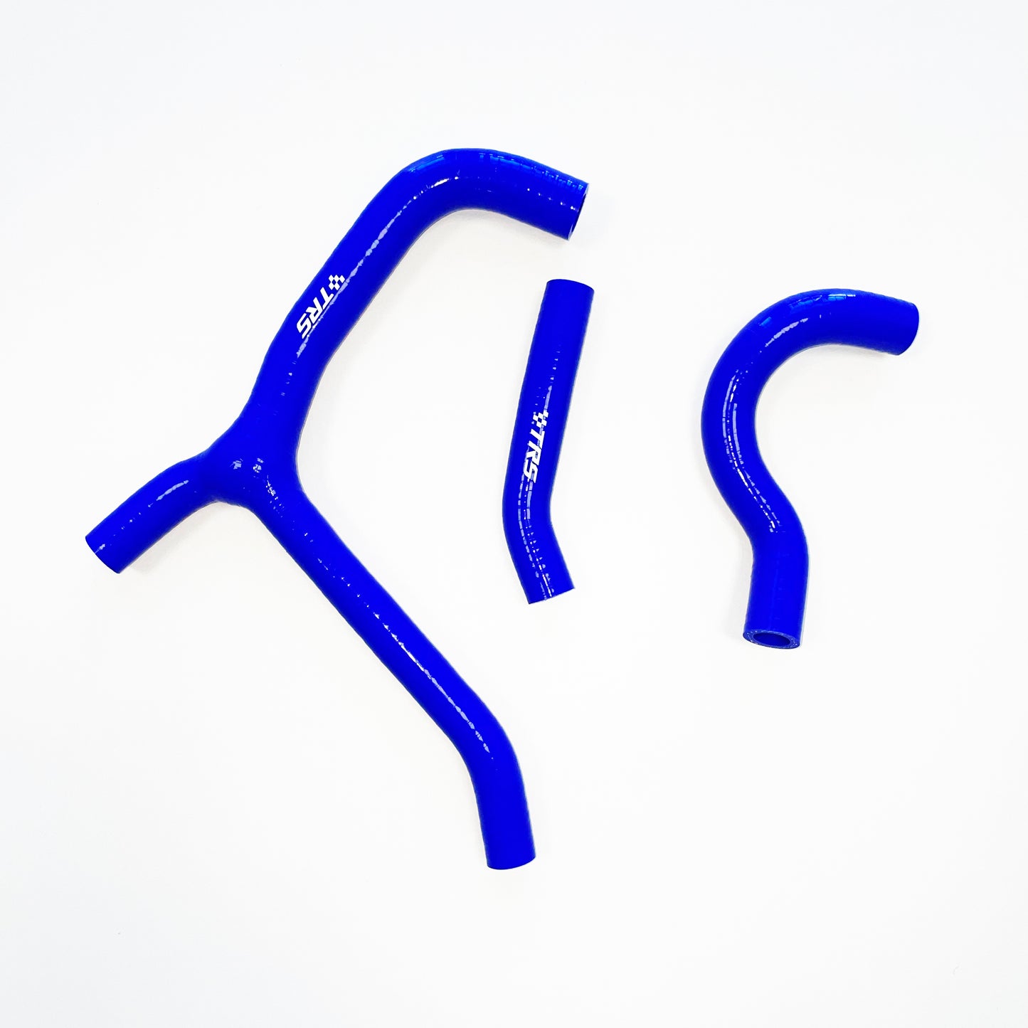 TRS Racing Silicone Radiator Coolant Y Hoses Kit Compatible With HONDA CRF250R CRF 250R 2014-2017 BLUE
