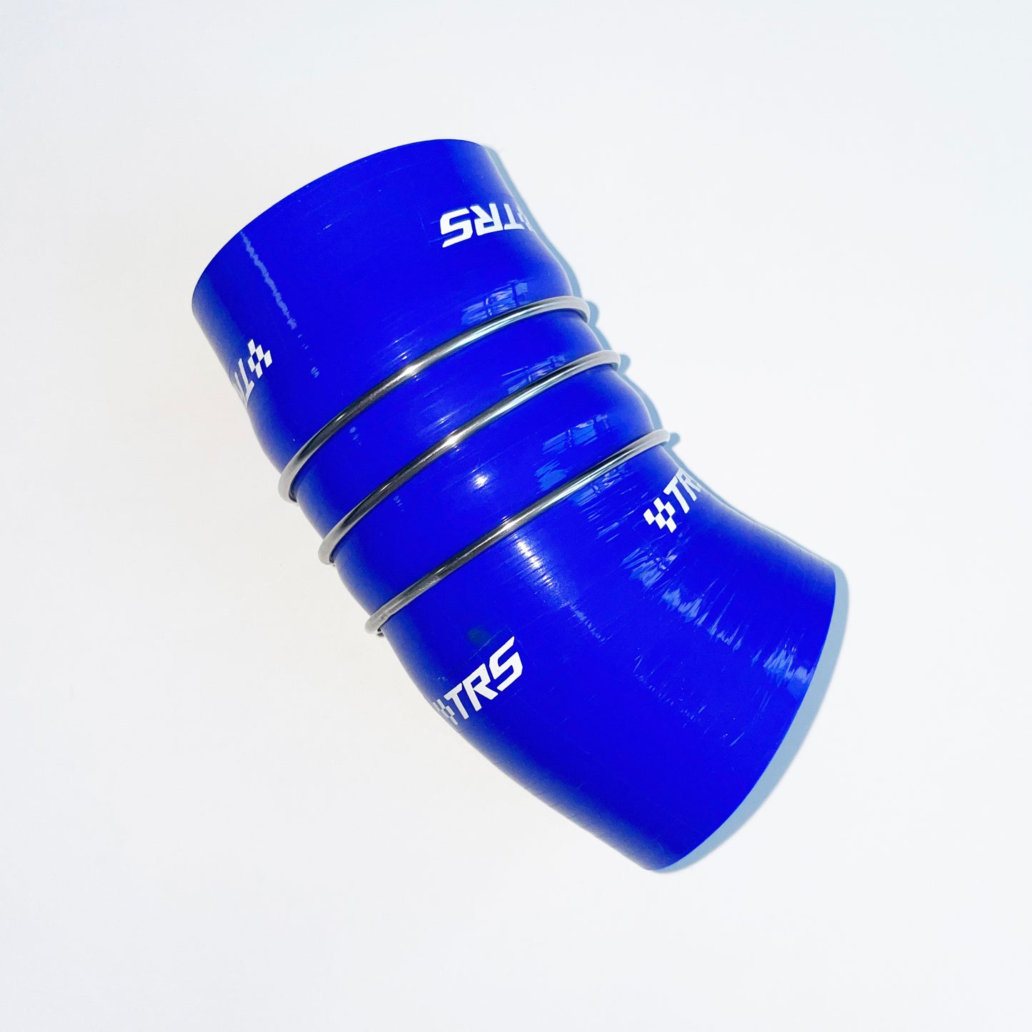 TRS Stainless steel reinforcement Silicone intercooler Boost Hose for BMW 335D E90 E91 E92 E93 (Blue)