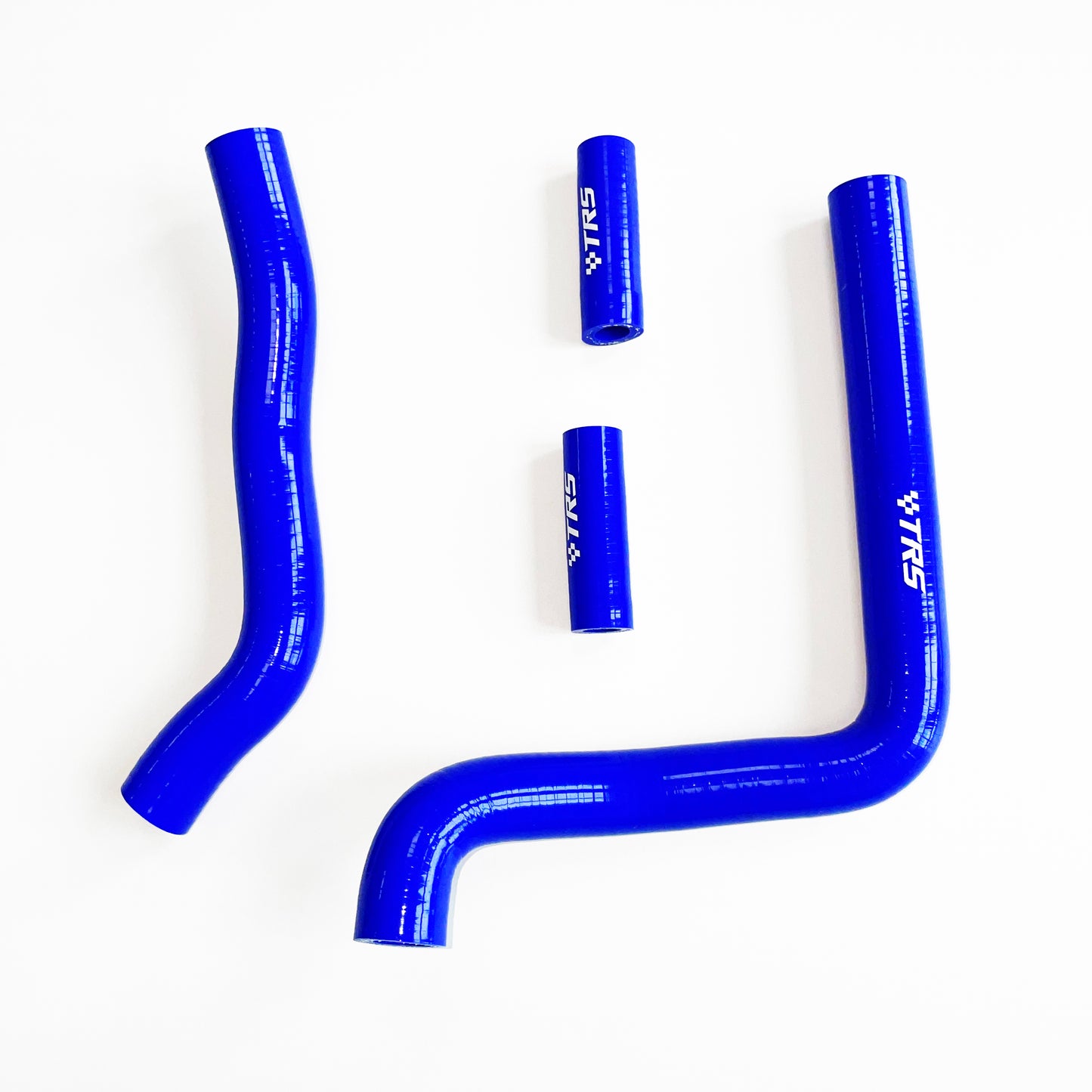 TRS Motorcycle Silicone Radiator Hose for Kawasaki KX250 2 Stroke 04-07 (Blue)