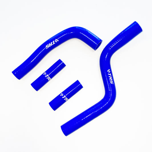 Kit de durites de radiateur en silicone TRS pour Yamaha YZ125 2002-2015 (bleu)