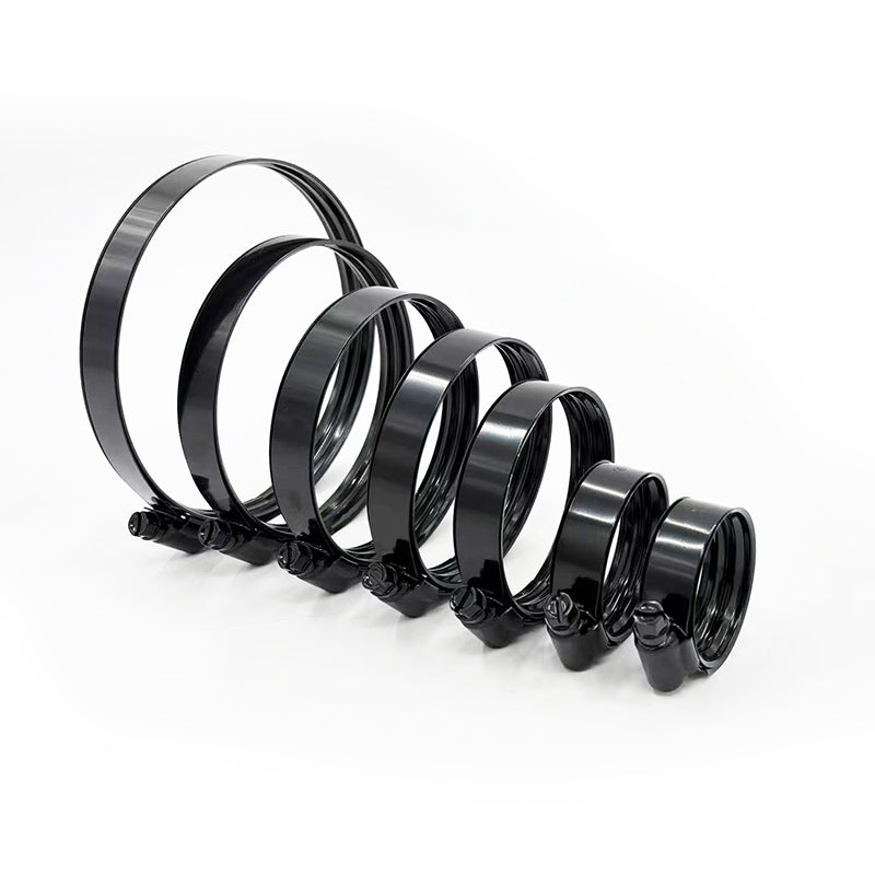 2Pcs Stainless Steel Dual-Bead Boost Clamps with Electrophoretic Coating and Inner Shield