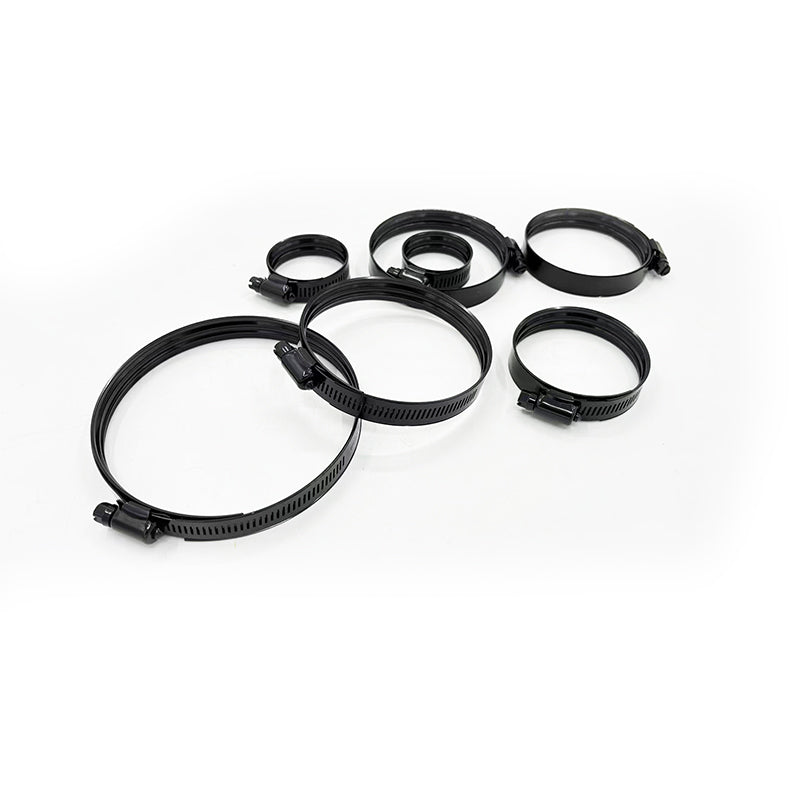 2Pcs Stainless Steel Dual-Bead Boost Clamps with Electrophoretic Coating and Inner Shield