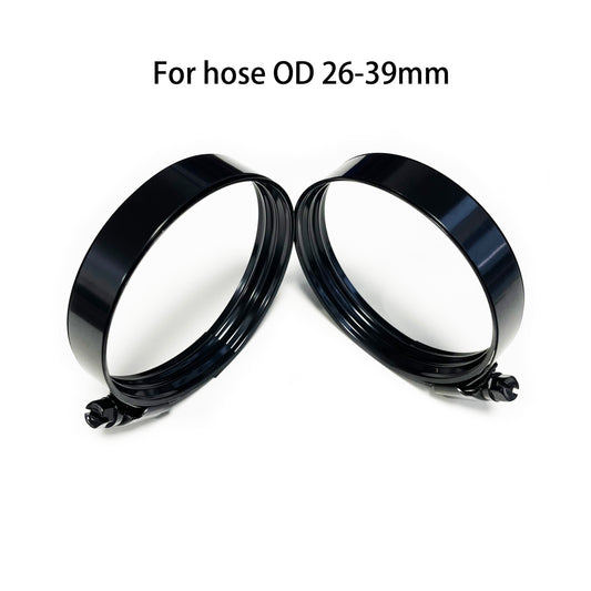 2Pcs Stainless Steel Dual-Bead Boost Clamps with Electrophoretic Coating and Inner Shield