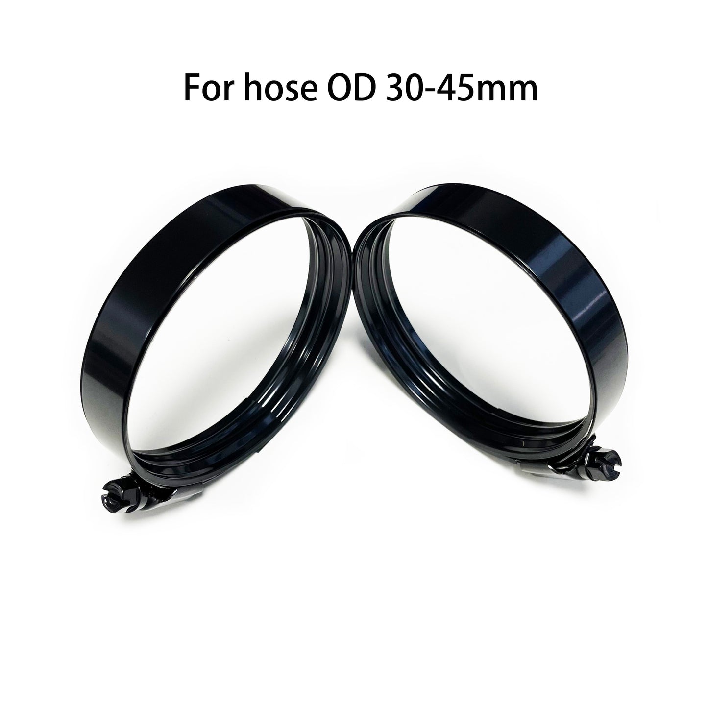 2Pcs Stainless Steel Dual-Bead Boost Clamps with Electrophoretic Coating and Inner Shield