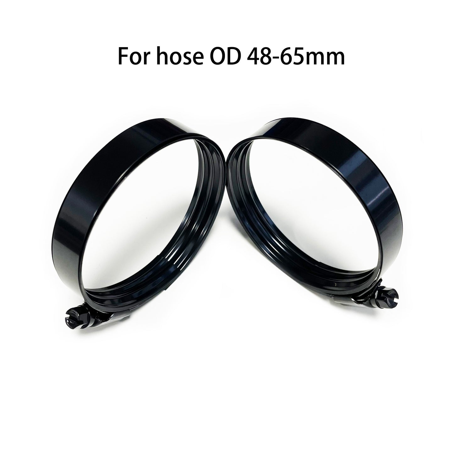 2Pcs Stainless Steel Dual-Bead Boost Clamps with Electrophoretic Coating and Inner Shield