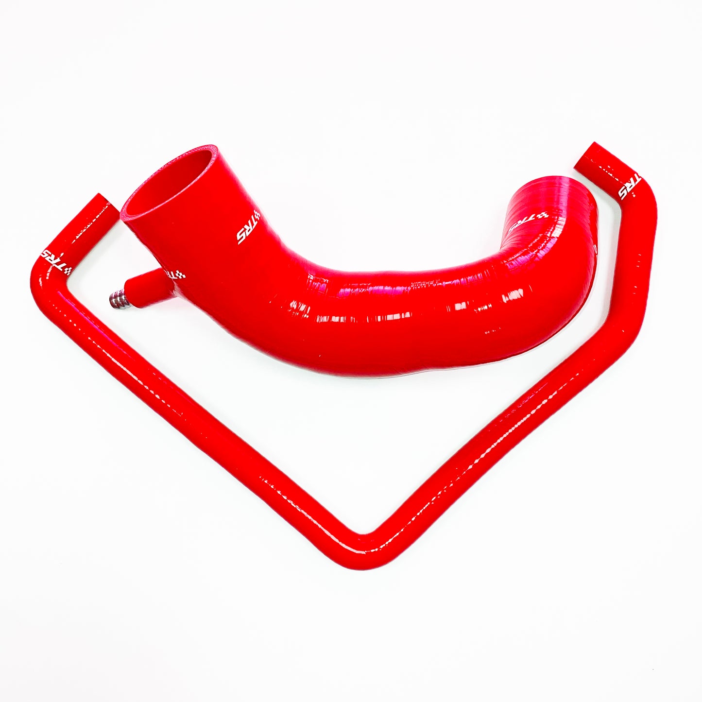 TRS Racing Vauxhall Astra G MK4 GSI SRI 2.0 16V Z20LET Direct Route Silicone Airbox Induction Hose Kit 70mm ID RED