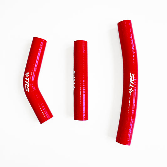 TRS Silicone Radiator Hoses For KTM 250SX 250XC 300XC (NO Thermostat) 2-Stroke 2007-2012 (Red)