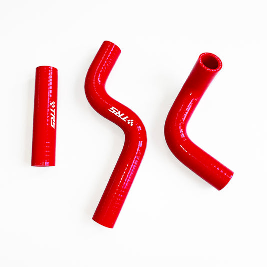 TRS Motorcycle Silicone Radiator Hose for Kawasaki KX80 KX85 KX100 1998-2009 (Red)