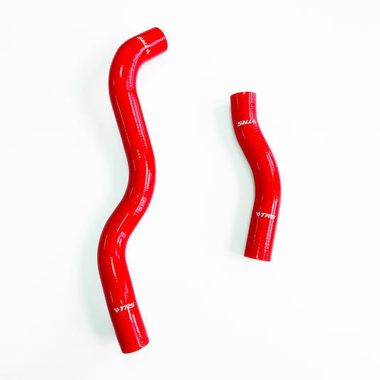 TRS Silicone Radiator Heater Hose Kit Fit for Mitsubishi Lancer Evolution EVO 1-3 CD9A CE9A 4G63 92-96 (Red)