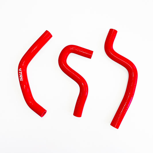 TRS Silicone Radiator Hose for Honda CR80R 1998-2002 CR85R 2003-2007 (Red)