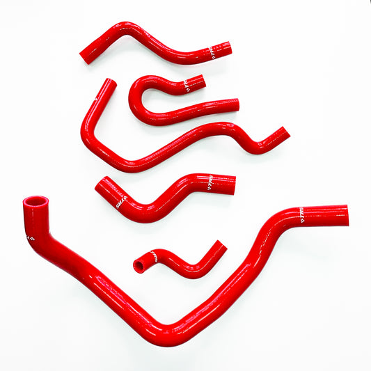 TRS Racing Silicone Radiator Hose Pipe Kit Fit Honda Civic D-Series D15 D16 EG EK 92-00 28mm RED