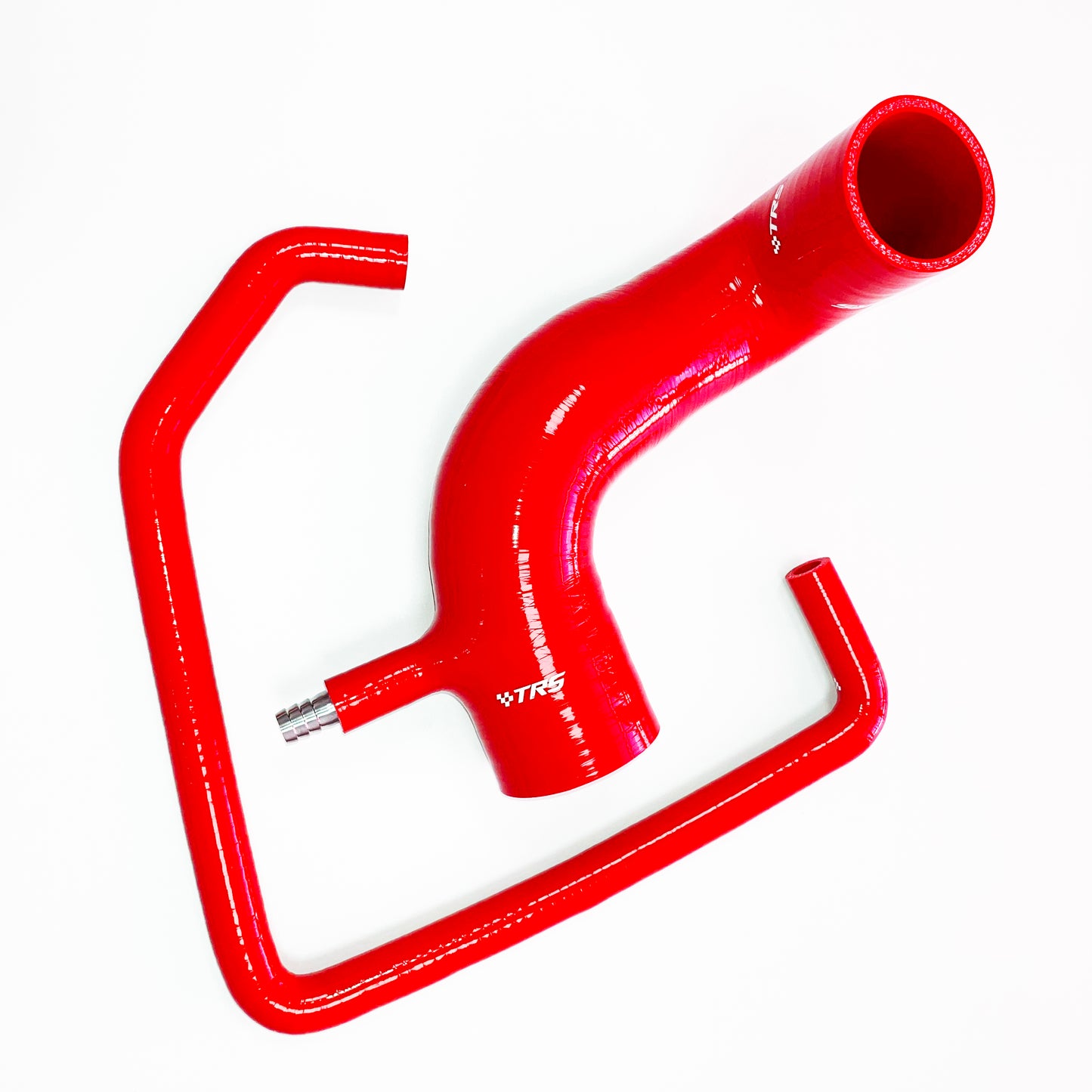 TRS Racing Vauxhall Astra G MK4 GSI SRI 2.0 16V Z20LET Direct Route Silicone Airbox Induction Hose Kit 70mm ID RED