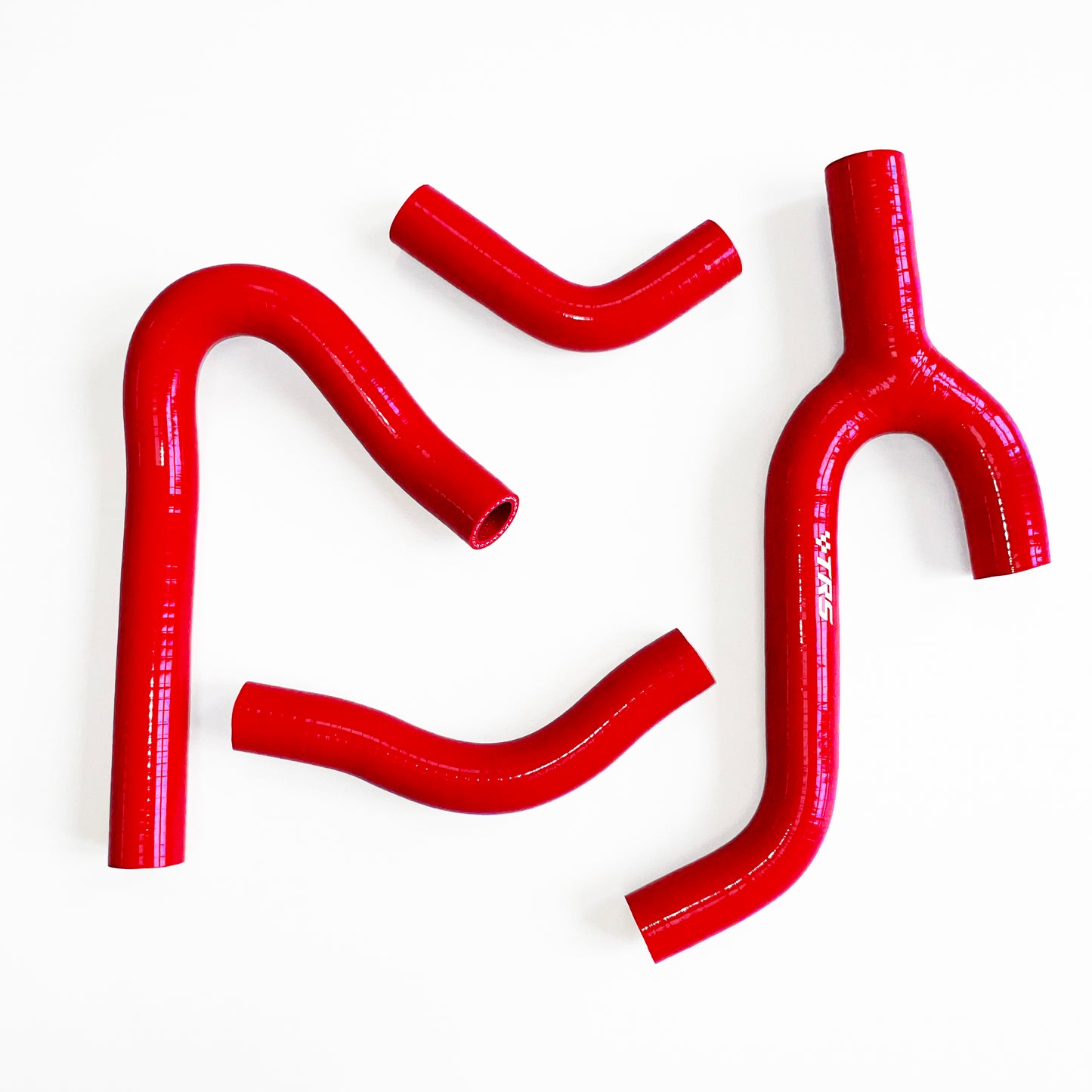 TRS Silicone Radiator Hose Kit Compatible with KTM 250 300 380 Ktm mxc 98-02 (Red)
