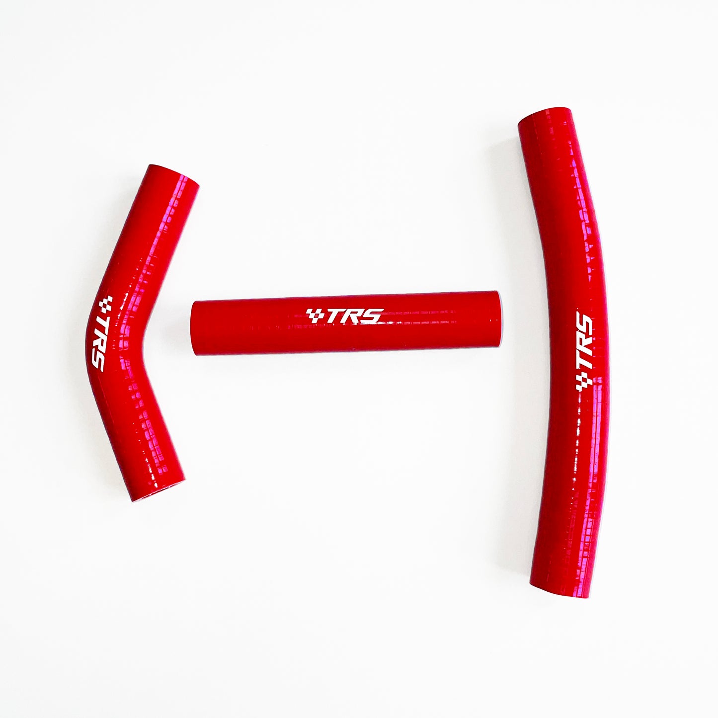 TRS Silicone Radiator Hoses For KTM 250SX 250XC 300XC (NO Thermostat) 2-Stroke 2007-2012 (Red)