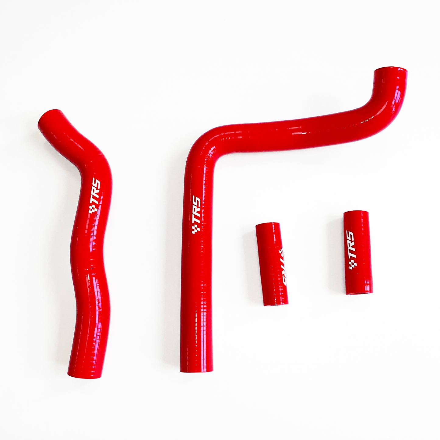 TRS Racing Motorcycle Silicone Radiator Hose for Kawasaki KX250 2 Stroke 04-07 (Red)