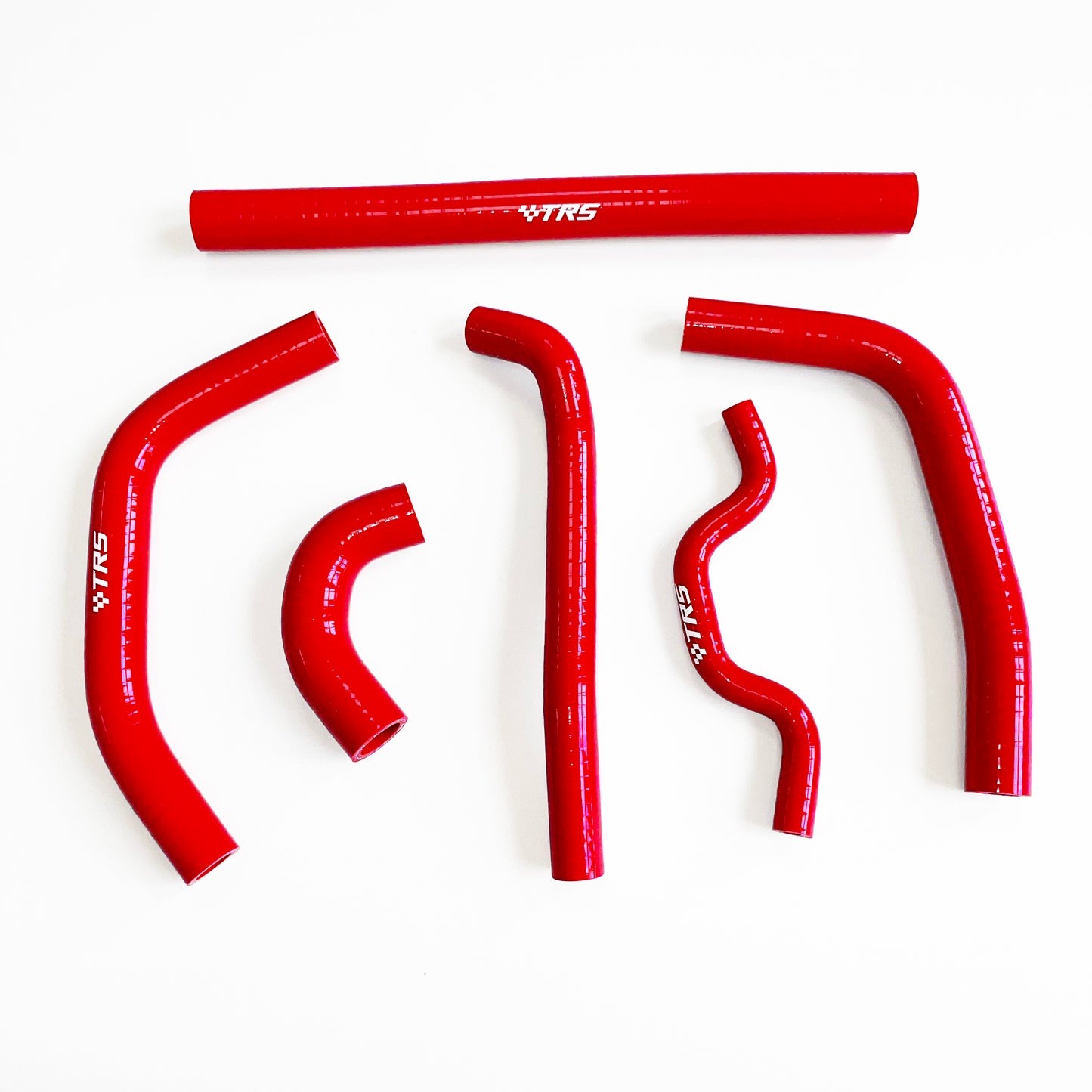 TRS Silicone Coolant Radiator Hose for Kawasaki KX250F KXF250 2009-2016 (Red)