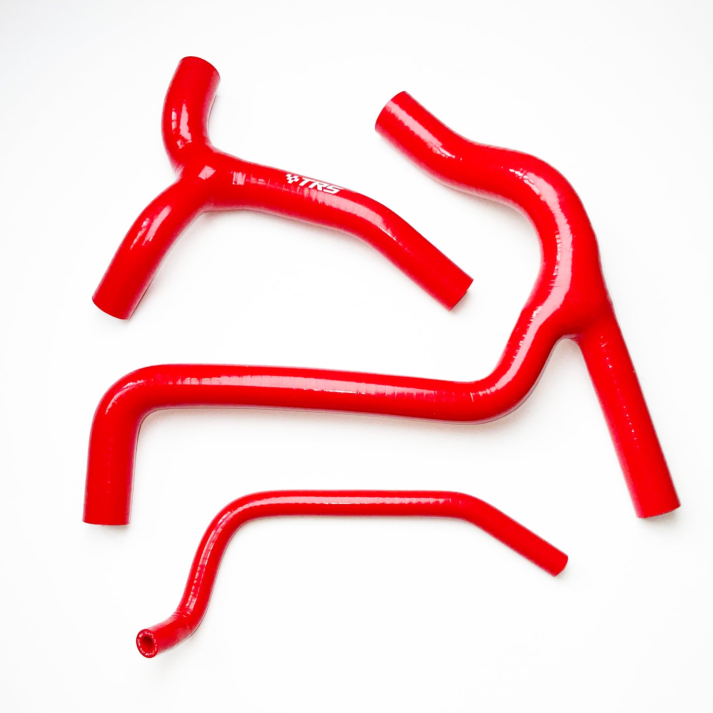 Kit de durites de radiateur en silicone TRS pour Kawasaki KXF450 KX450F 2009 2010 2011 (rouge)