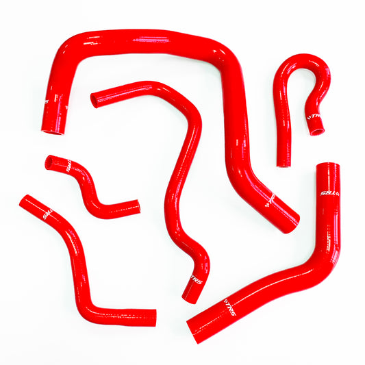 TRS Silicone Radiator Hose Kit for Honda Civic B-Series Type R DC2 EK4 EK9 B16A B16B 32mm (Red)