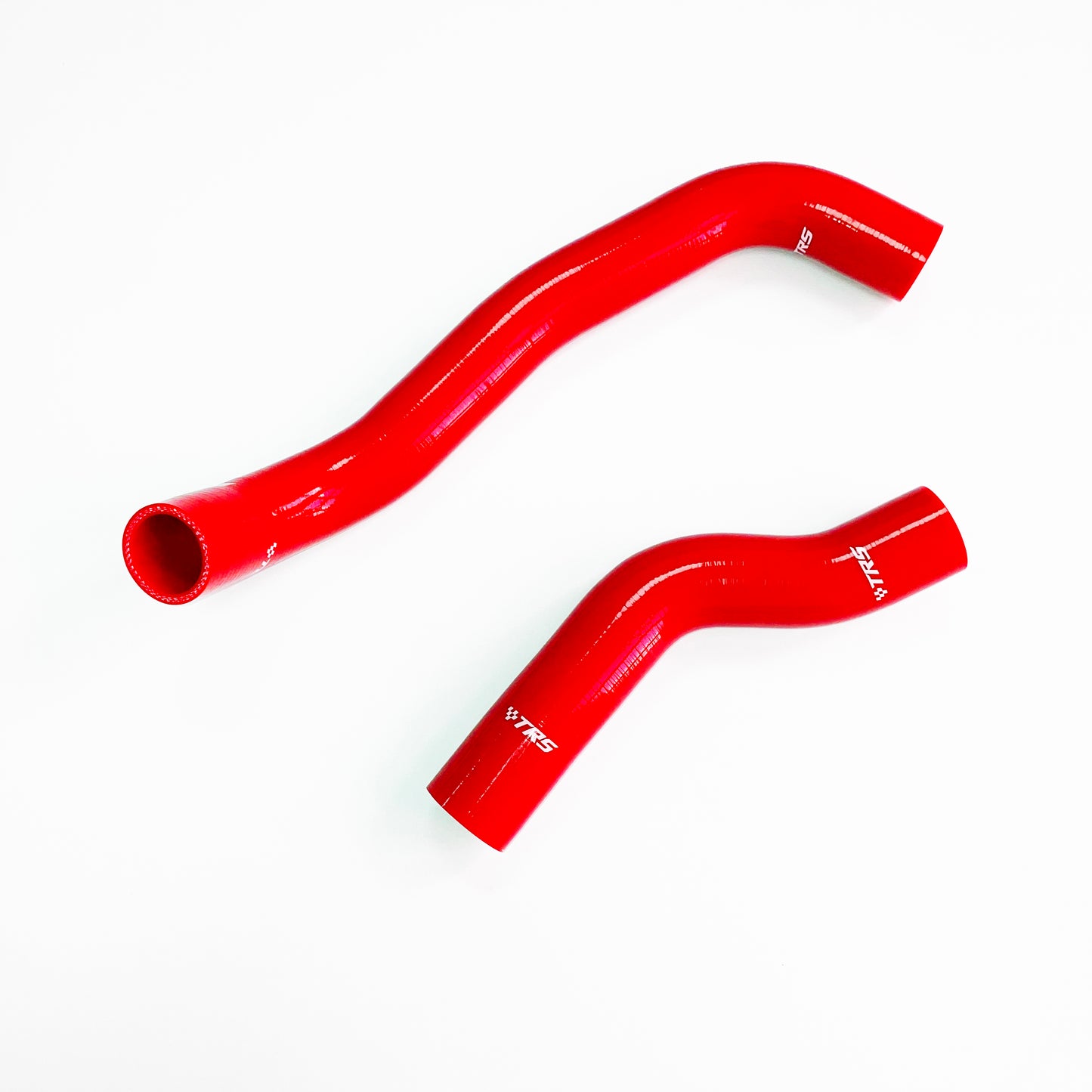 TRS Silicone Radiator Coolant Hose Compatible with Mazda RX7 FC 13B S4 S5 86-91 (Red)