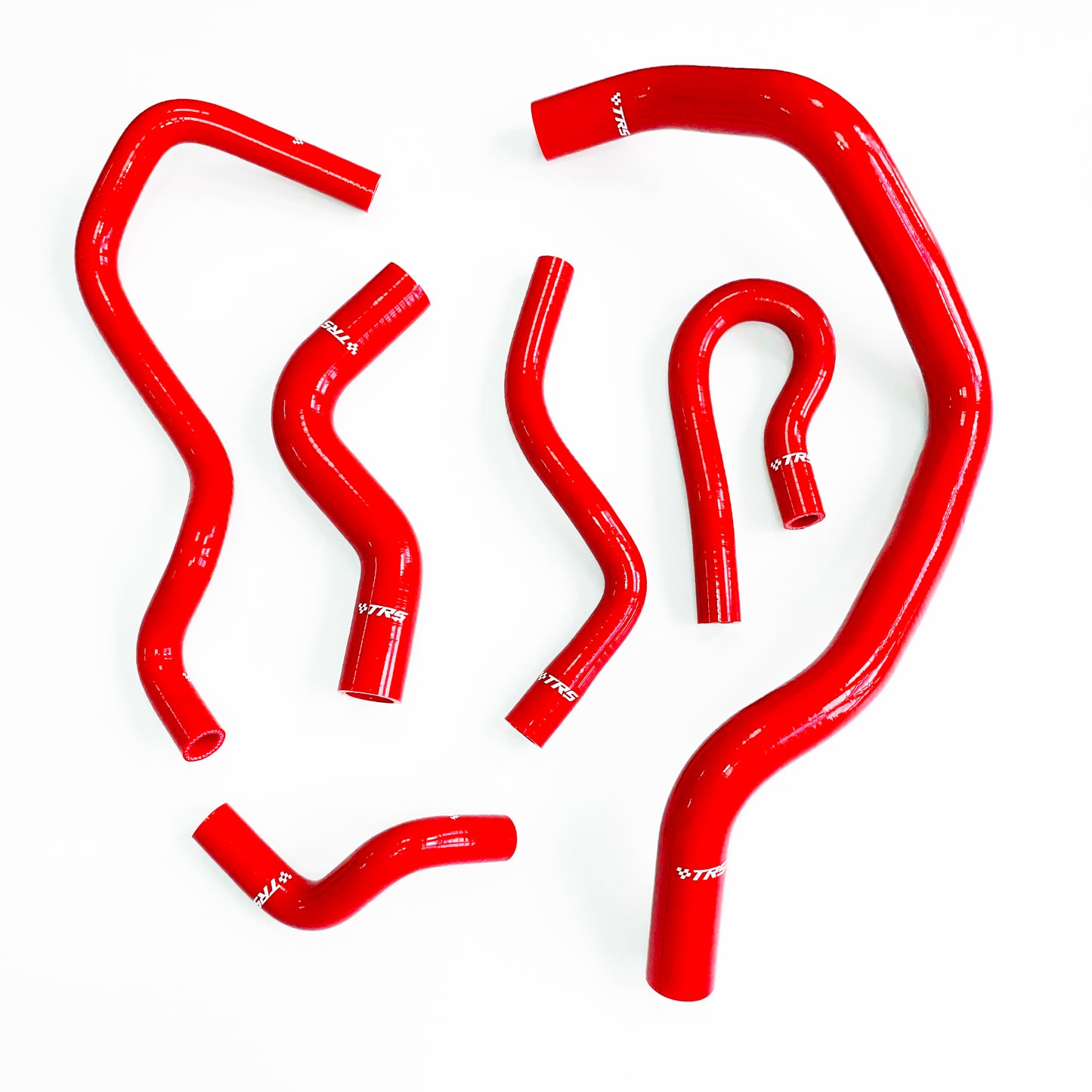TRS Racing Silicone Radiator Hose Pipe Kit Fit Honda Civic D-Series D15 D16 EG EK 92-00 28mm RED